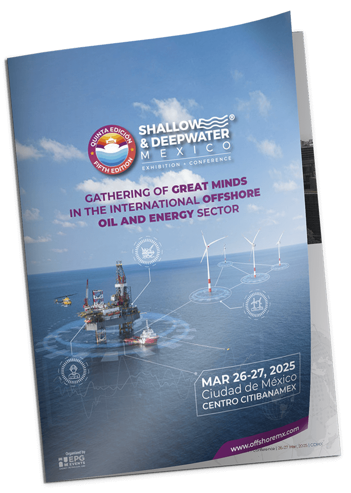 Folleto Shallow and Deepwater Mexico 2022 an Offshore Oil and Gas Conference, Ciudad de México