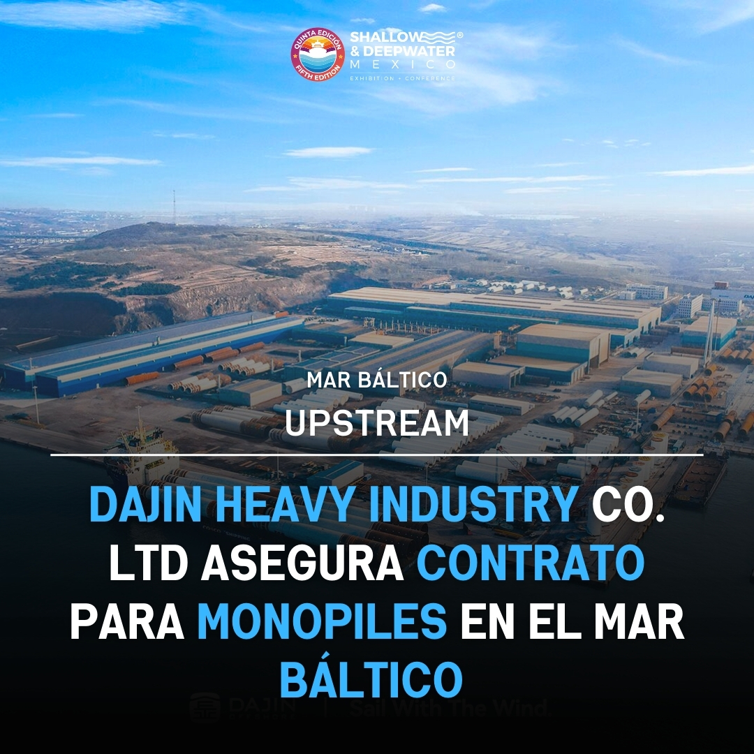 Dajin Heavy Industry Co.,Ltd asegura contrato para monopiles en el Mar Báltico